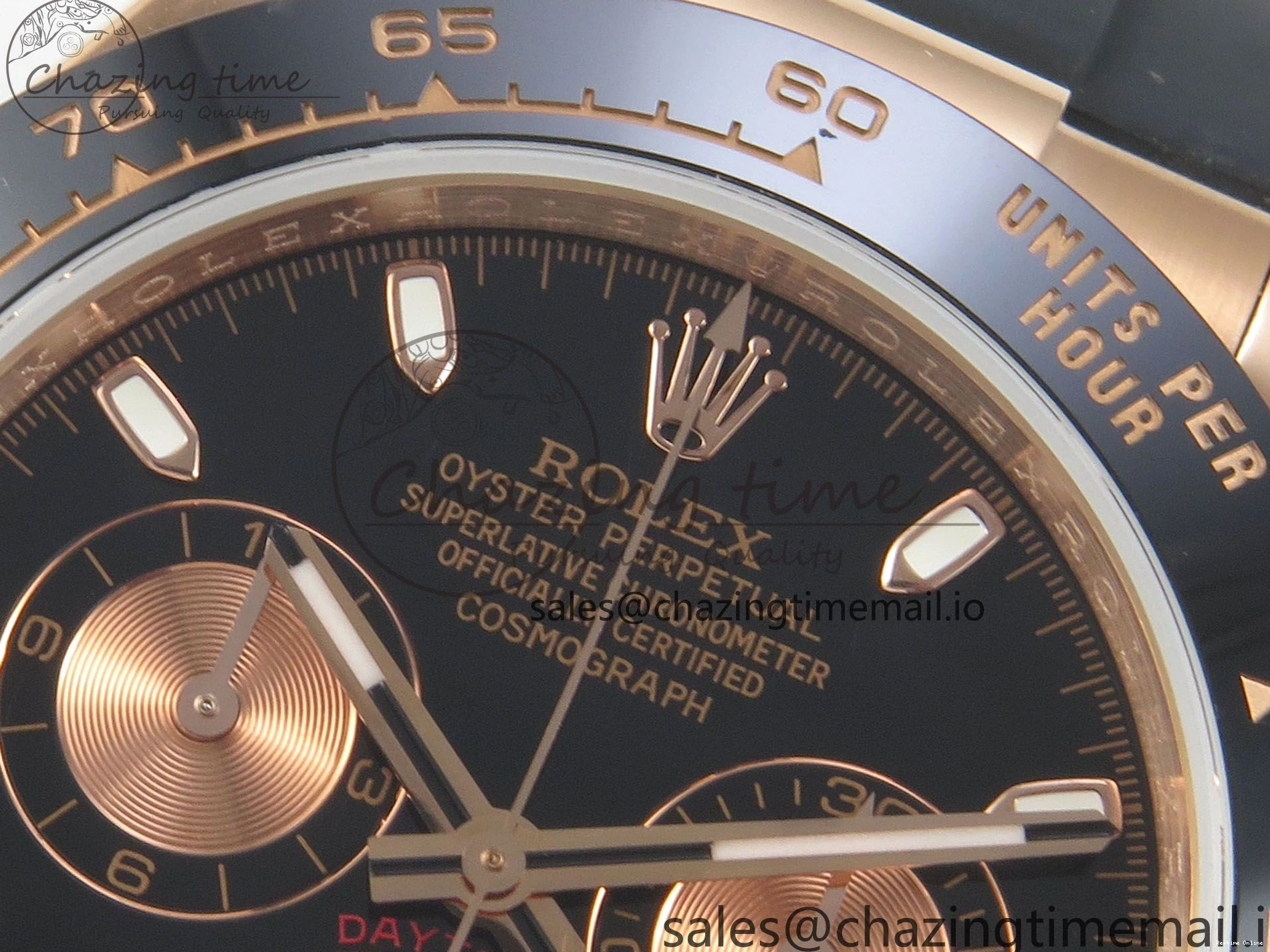 0125 OdorResistant Daytona 116515 QF 1:1 Best Edition Black RG Dial on Oysterflex Strap SH4130 V11（Gain Weight） 160